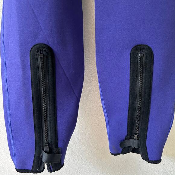 Vintage Sea Doo 2 piece wet suit jacket zip front 90s water sports outdoor M - Picture 14 of 16